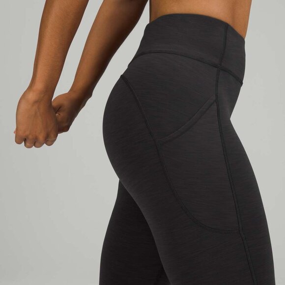 Lululemon•Invigorate High-Rise Tight 25"•Heather Black•Pocket Everlux•10/10EUC•6 - Picture 2 of 16